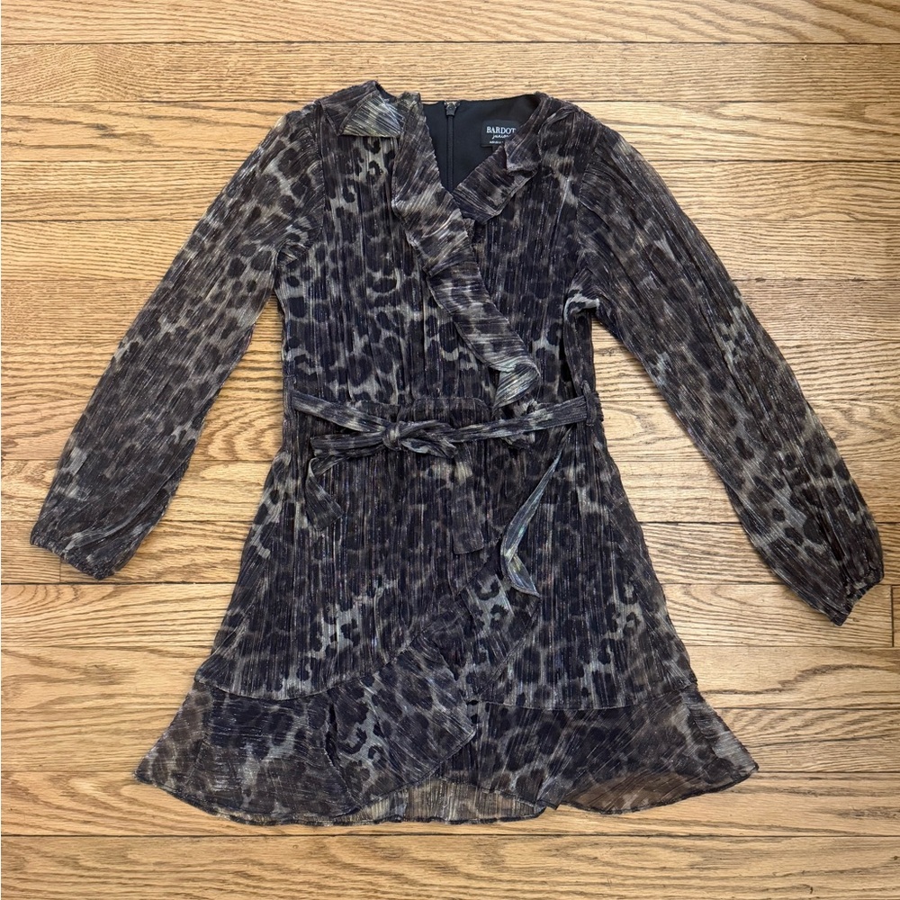 Bardot Juniors - Animal Print Dress  - GIRLS Size 8 - Bergdorf’s